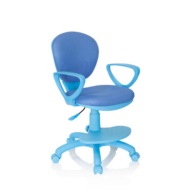 Дитячий стілець / дитячий письмовий стілець KID COLOUR тканина синій hjh OFFICE