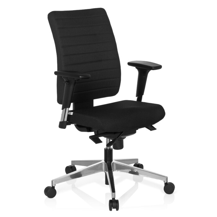 Офісне крісло / поворотне крісло PRO-TEC 350 тканина чорний hjh OFFICE