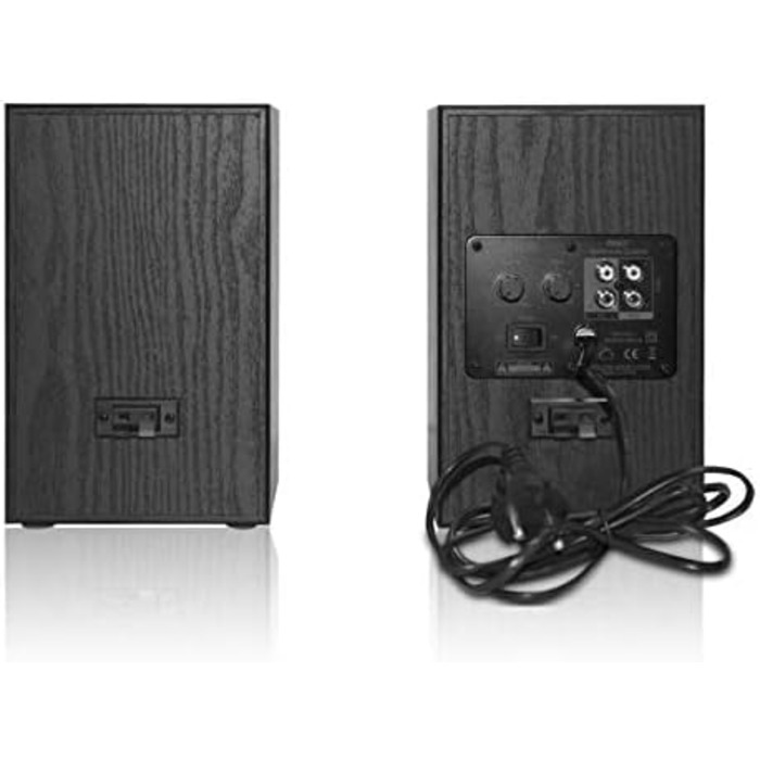 Активні колонки Edifier R980T 2.0 (24 Вт), студійні монітори для ПК, чорні
