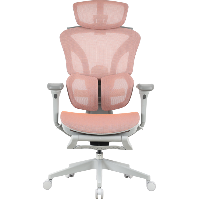 Крісло офісне OfficePro Elite OC950GLP Gray/Light Pink