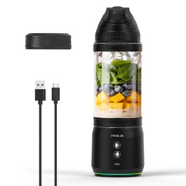 Citrus-прес електричний Fridja Premium One-Touch (чорний) - для апельсинів, лимонів, 400 мл, не розбризкує, нержавіюча сталь, 50 Вт