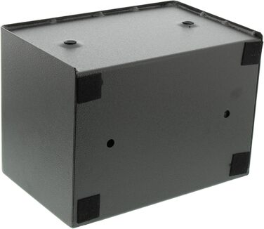 Сейф Burg-Wächter PointSafe P 1 S з двома ключами, для меблів, чорний, 180x280x200 мм, монтаж на стіну та підлогу