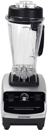 Потужний кухонний блендер Syntrox 1500 Вт, 2 л, LCD-дисплей, BPA-free, для смузі та коктейлів