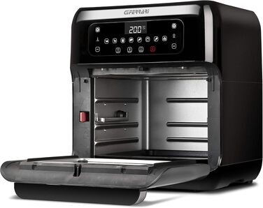 Аерофритюрниця G3 Ferrari Friggisano 2.0 G10136, 1500 Вт, 11 л, 9 програм, цифровий дисплей, підсвітка, чорна