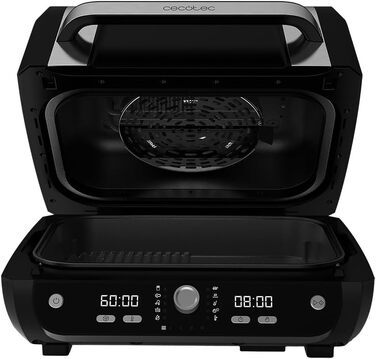 Аерофритюрниця-гриль Cecotec Cecofry FireDome 6000 без олії, 6 л, 2400 Вт, 6 режимів приготування, 4 рівні гриля, з термостатом та аксесуарами