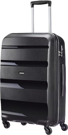 Валіза American Tourister Bon Air Spinner M 66 см, 57.5 л, чорна, ручна поклажа