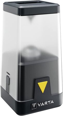 Світлодіодний кемпінговий ліхтар VARTA L30RH, акумуляторний і на батарейках AA, з димером і нічником, для кемпінгу, відпочинку та надзвичайних ситуацій