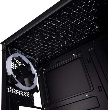 Корпус для ПК KOLINK Void RGB Midi Tower з гартованим склом, ігровий комп'ютерний корпус з підсвічуванням, вентилятор у комплекті