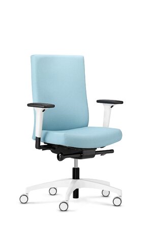 Ергономічний офісний стілець Dauphin Just Evo Cozy Colours, обертовий, колір Ocean Blue