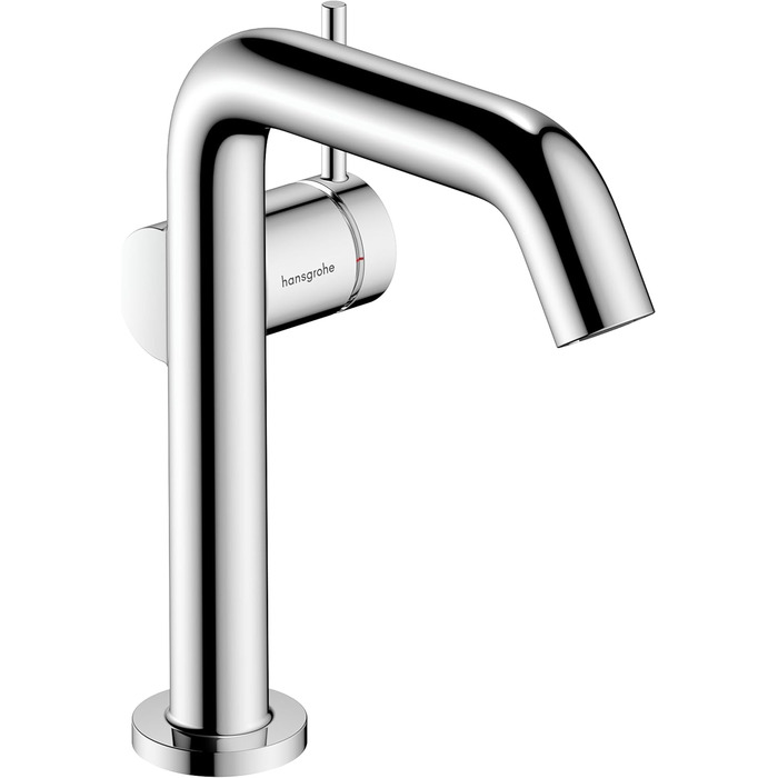 Змішувач для ванної кімнати Hansgrohe Tecturis S Fine з Push-Open та EcoSmart+ (економія води), витяжка 110 мм, хром