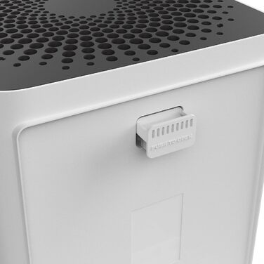 Зволожувач повітря BONECO W300 знімний бак 12 л, для кімнат до 50 м², дуже тихий 27 дБ, 2 режими, авто-вимкнення, мийка повітря, білий