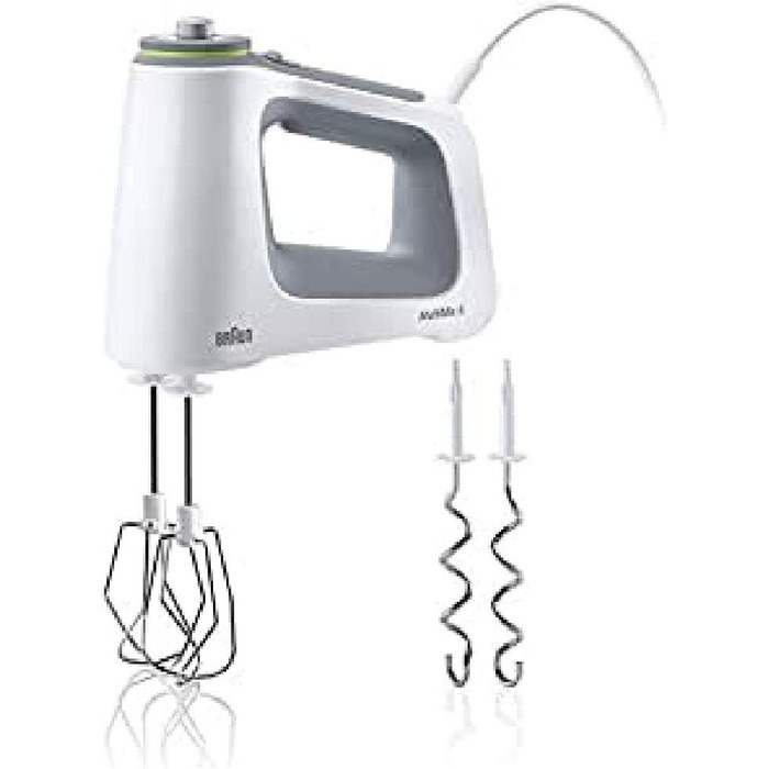 Міксер ручний Braun MultiMix 5 HM51.00WH білий, 750 Вт, 9 швидкостей, SmartMix, нержавіюча сталь
