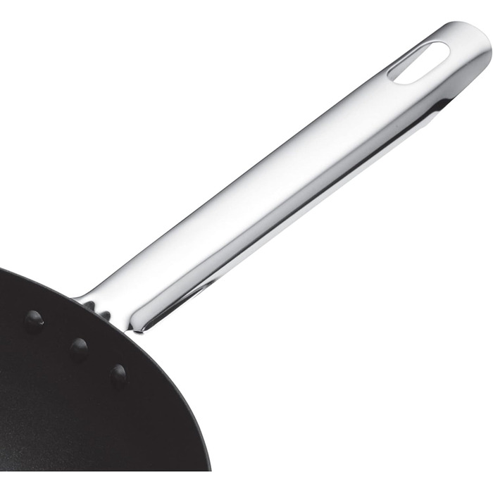 Wok MasterClass 30 см, 2 мм, вуглецева сталь, антипригарне покриття, сталевий ручка, для індукції, до 250°C