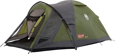Намет Coleman Darwin 4 Plus, купольний, 2-4 місця, легкий туристичний водонепроникний тент для кемпінгу та походів, із вшитою підлогою, швидке встановлення, сірий