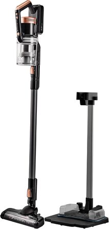 Бездротовий пилосос GRUNDIG VCP 5030 3-в-1 з функцією вологого прибирання, 3 режими потужності, Li-Ion акумулятор 25,2В, резервуар 700 мл, до 45 хв роботи, чорний/мідний