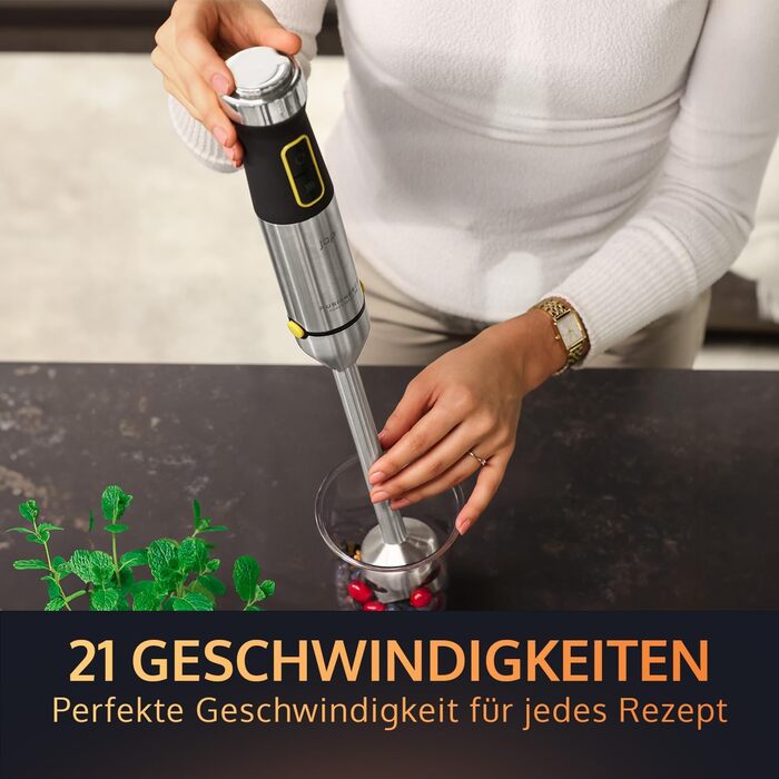 Блендер ForceBlend F2 5в1, 1500 Вт, XL ніж, 600 мл, нержавійка, для дитячого харчування