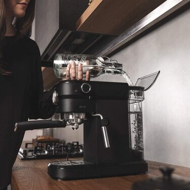 Кавомашина Cecotec Cafelizzia 790 Steel Pro: Еспресо та капучино, 1350W, 20 бар, манометр, термоблок, 1.2л, нержавіюча сталь