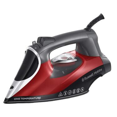 Праска парова Russell Hobbs 25090-56 з кераміко-турмаліновою підошвою, 2600 Вт, функція самоочищення, антикальк, регульована температура для всіх тканин