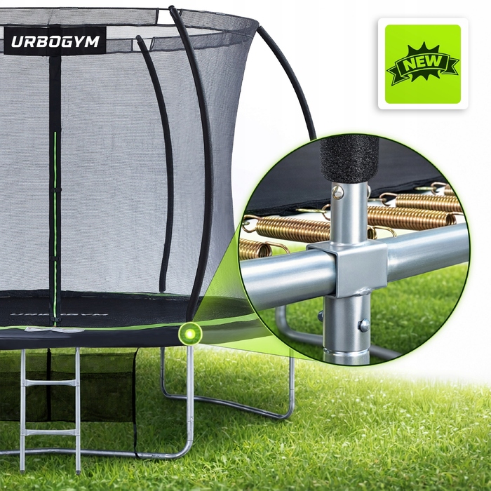 Батут із захисною сіткою Urbogym 435 см FT 14 (427-435 см)