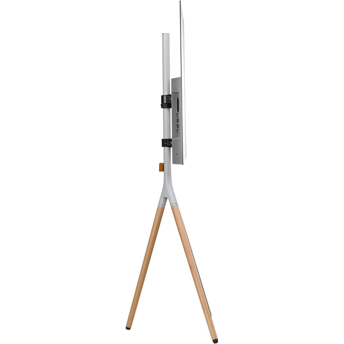 Універсальний штатив для телевізора One For All - 32-65'' LCD/LED/Plasma/OLED/QLED - поворотний 360°, регулювання висоти, VESA 400x400, стильний дизайн WM7472 Oak & Silber-Grau
