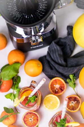 Кухонний комбайн Rotel 1436550, мультифункціональний, електричний подрібнювач, міксер, терка, цитрус-прес, нержавіюча сталь, пластик, чорний, 38,5x24,6x11,9 см