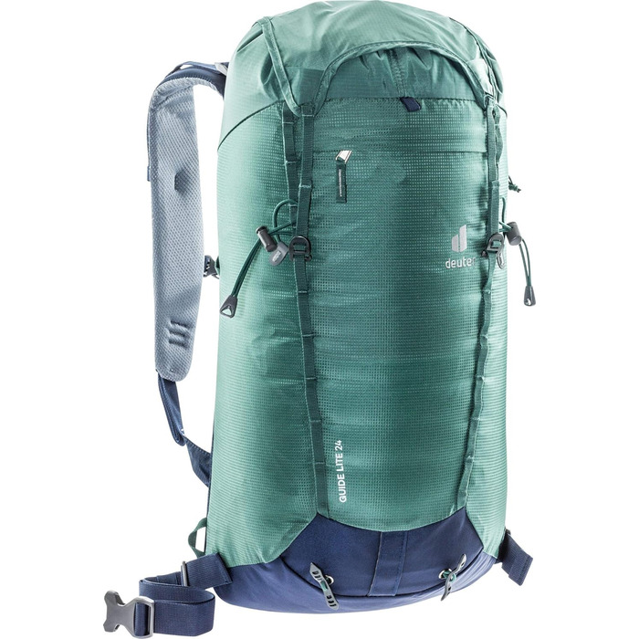 Рюкзак Deuter Guide Lite 24 л унісекс, сіро-зелений/синій, для туризму