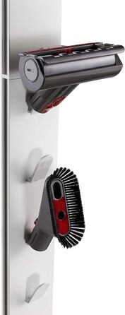 Підставка для пилососа Dyson з алюмінію біла HALTERUNGSPROFI, сумісна з Gen5detect, V15, V12, V11, V10, V8, V7, V6 (DVC-SST-01W)