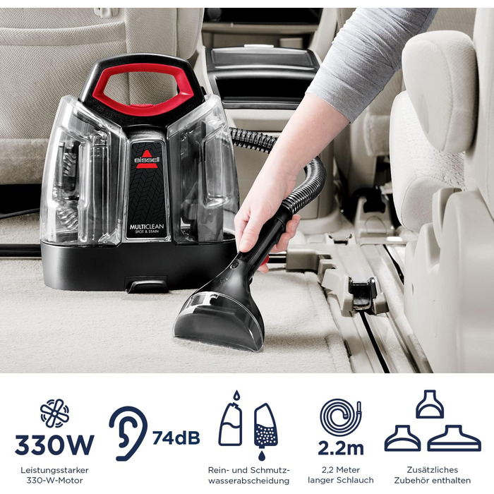 Вакум-мийка для килимів та м'яких меблів BISSELL з HeatWave технологією, 330W, 36988