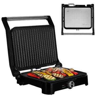 Електрогриль-тостер ZEEGMA Grill Chef 2-в-1 з керамічним антипригарним покриттям 2000 Вт