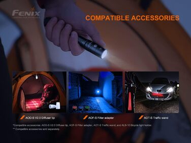 Ліхтарик Fenix LD22 V2.0 800 люменів, компактний, тактичний, LED