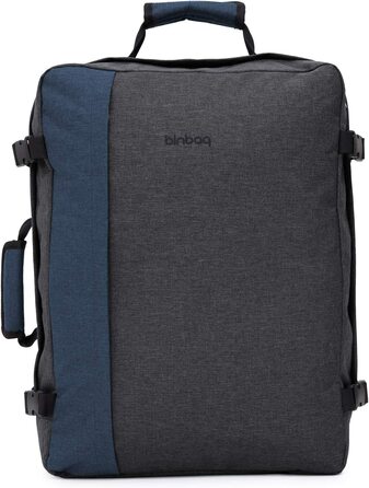 blnbag M3 – компактний надлегкий туристичний рюкзак 35 л, чорний антрацит, універсальний, з м’якими регульованими лямками або як сумка з ручкою, унісекс