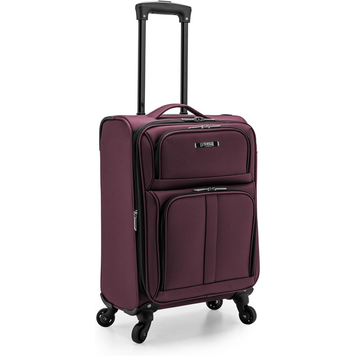 Чемодан U.S. Traveler Anzio Softside розширений спіннер, блакитно-зелений (великий, 76 см)