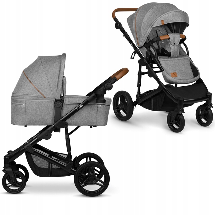 Дитячий візок 2в1 Lionelo LO-MARI TOUR 2IN1, колір Grey Stone