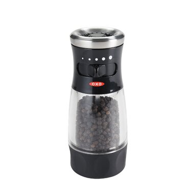 Перцемолка OXO для перцю, чорна, ручна