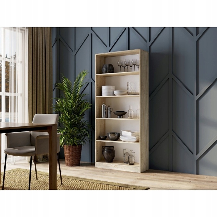 Стелаж TopEshop 80 x 182 x 30 см, дуб сонома