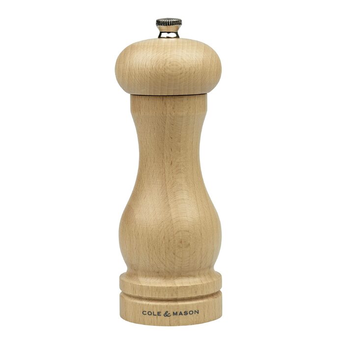 Перцемолка Cole & Mason HA0624P Beech Capstan Precision+, натуральний бук, 165 мм