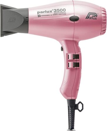 Фен Parlux 3500 SuperCompact Ceramic + Ionic, рожевий, професійний
