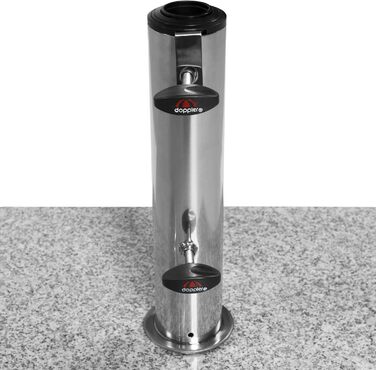 Гранітна основа на колесах Doppler Active 50 кг з висувною ручкою для парасолі, антикорозійна