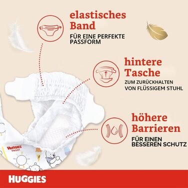 Підгузки Huggies Extra Care розмір 1 (2-5 кг), висока поглинальна здатність, дизайн Disney, економ-упаковка, 160 шт.