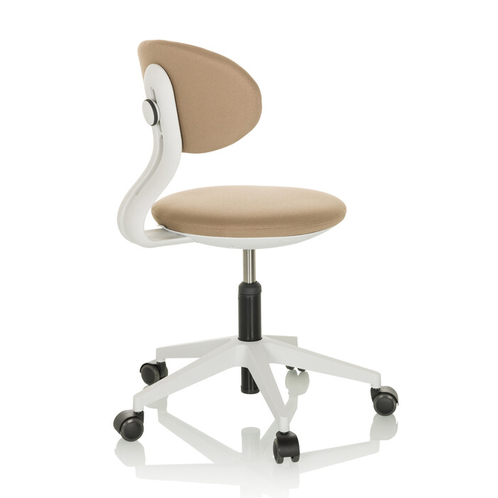Дитячий письмовий стілець / дитячий стілець MINIMOVO тканина бежева hjh OFFICE