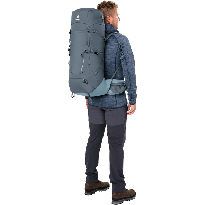 Рюкзак Deuter Aircontact Core 40+10 л графітовий для трекінгу, унісекс