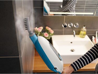 Парова швабра Black+Decker FSM13E5 1300Вт 5-в-1, знімна ручка, набір насадок, пароочисник для підлоги та килимів