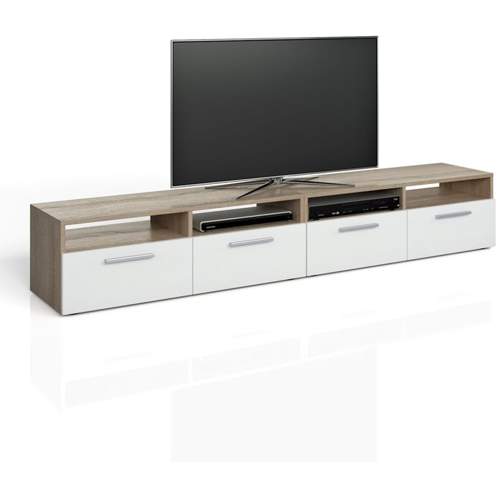 Тумба під телевізор Vicco Diego 190x38 см, дуб сонома