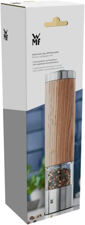 Електричний млин для солі та перцю WMF Ceramill 21,5 см, дуб, нержавіюча сталь, керамічний механізм