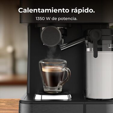Еспресо-машина Cecotec Power Espresso 20: еспресо, капучіно, холодний кофе, 20 Bar, професійна якість