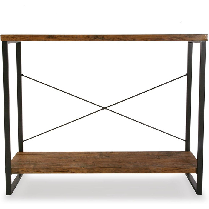 Консольний стіл Versa Taline для передпокою, сучасний, 80x30x100 см, чорний, дерево та метал