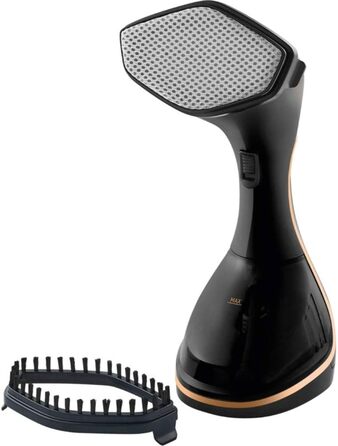 Парова щітка для одягу Grundig ST7950, чорна/мідна, Fashion Brush