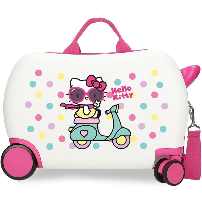 Дитяча валіза Hello Kitty, біла, 31x45x20 см, для дівчаток