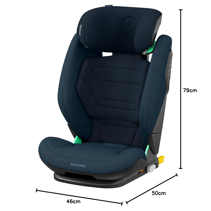 Дитяче автокрісло Maxi-Cosi RodiFix Pro² i-Size (100–150 см, 3.5–12 років), ISOFIX, ClimaFlow, G-CELL, Authentic Blue