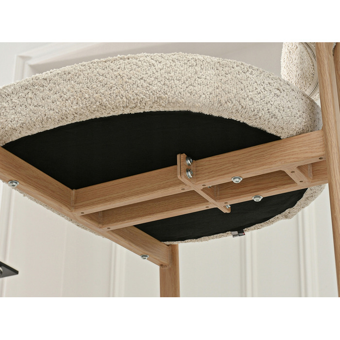 Стілець Mebel-Partner, тканина, бежевий, 1 шт.
